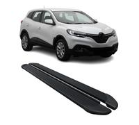 OMAC Seitenschweller Trittbretter Schweller kompatibel mit Renault Kadjar 2015-2024 Alu Schwarz