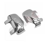 OMAC Spiegelkappen Spiegelabdeckung kompatibel mit Opel Movano 2010-2025 Chrom ABS Silber 2tlg