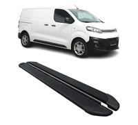 OMAC Trittbretter für Citroen Jumpy 2016-2026 L2 L3 Alu Schwarz | Seitenschweller, fahrzeugspezifische Passform