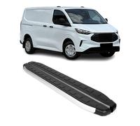OMAC Trittbretter für Ford Tourneo Custom 2023-2026 L1 Alu Schwarz-Silber | Seitenschweller, fahrzeugspezifische Passform