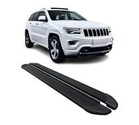 OMAC Trittbretter für Jeep Grand Cherokee 2011-2021 Alu Schwarz | Seitenschweller, fahrzeugspezifische Passform