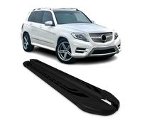 OMAC Trittbretter Schweller Seitenbretter kompatibel mit Mercedes GLK X204 2008-2015 Alu Schwarz