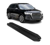 Trittbretter Seitenschweller für Audi Q7 4M 2015-2024 Aluminium Schwarz 2tlg