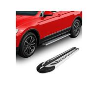 Trittbretter Seitenschweller Seitenbretter für Ford Ranger 2006-2012 Alu Grau