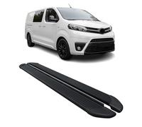OMAC Trittbretter Seitenschweller kompatibel mit Toyota Proace 2017-2024 L2 L3 Langer Schwarz