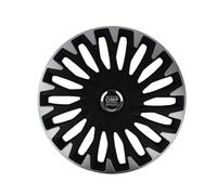 OMP Radkappe 16" Zoll Radzierblenden Satz schwarz silber OMPS07021612
