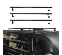 Dachträger für VW T7 Multivan 2021-2024 Querträger Schwarz Alu 3 tlg
