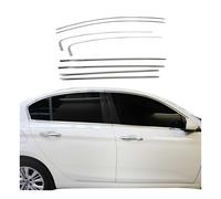 OMTEC Fensterleisten Zierleisten für Fiat Tipo 2015-2025 Limo Schrägheck Chrom 8tlg