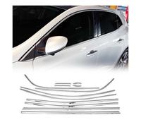 OMTEC Fensterleisten Zierleisten für Renault Megane 2015-2020 Edelstahl Chrom 12tlg