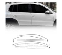 OMTEC Fensterleisten Zierleisten für VW Tiguan 2016-2025 Edelstahl Chrom 10tlg