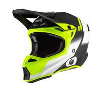 Oneal 10Series Blur Hyperlite fiberglass Crosshelm, matt-schwarz-neongelb, Größe XL (61/62)