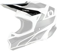 Oneal 10Series Hyperlite Compact Helmschirm, schwarz-weiss für Männer