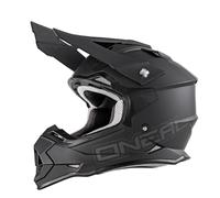 O'Neal 2SRS RL MX Helm Flat Schwarz Matt Moto Cross Enduro Motorrad Quad