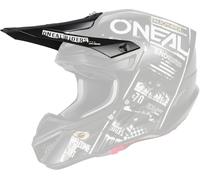 Oneal 5Series Polyacrylite Attack Helmschirm, schwarz-weiss für Männer