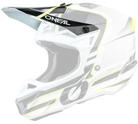 Oneal 5Series Polyacrylite Sleek Helmschirm, grau-weiss für Männer