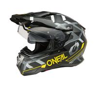 O'NEAL D-SRS Helm SQUARE Schwarz/Neongelb/Grau/Größe L