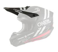 O'NEAL | Ersatzschirm Motocross-Helm | Motocross MX | Ersatzschirm für den 5SRS Helmet Squadron V.22 | Visor 5SRS Polyacrylite Helmet Squadron V.22 | Erwachsene | Schwarz Grau