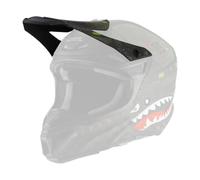 O'NEAL | Ersatzschirm Motocross-Helm | Motocross MX | Ersatzschirm für den 5SRS Helmet Warhawk V.22 | Visor 5SRS Polyacrylite Helmet Warhawk V.22 | Erwachsene | Schwarz Grün