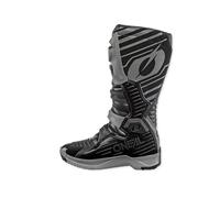 O'NEAL Motocross Stiefel RMX Boot EU I Enduro Motorrad I Ergonomische Motorradschuhe Herren & Damen mit Anti-Rutsch Sohle I Schwarz-Grau I Größe 49