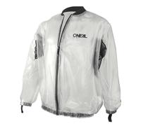 O'NEAL Regenjacke Splash - transparent, wasserdicht, PVC & Mesh-Einsätze - Motorrad/MTB Größe L