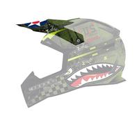 ONEAL Ersatz Helmschirm 5Series WARHAWK schwarz-grün