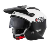 ONeal Volt Jet Helm Motorrad Roller Retro Moped Sonnenbrille Halbschale Scooter
