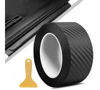 ONEMAJI 1 Rolle Ladekantenschutz Einstiegsleisten passend für FIAT Ducato 2006-2025, Türkantenschutz Selbstklebend Lackschutzfolie Carbon,10cm×10m