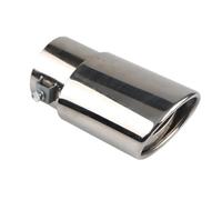 ONEMAJI 1 Stück Edelstahl Auto Auspuffblende für Mercedes-Benz Sprinter W906 2006-2013 Endrohr zum Anschrauben Sport Optik Rostfrei Auspuffblenden Tuning,Straight-Silver