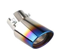 ONEMAJI 1 Stück Edelstahl Auto Auspuffblende für Mercedes-Benz Sprinter W907/W910 2019-2026+ Endrohr zum Anschrauben Sport Optik Rostfrei Auspuffblenden Tuning,Bend-Blue