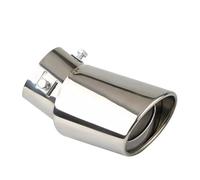 ONEMAJI 1 Stück Edelstahl Auto Auspuffblende für Mercedes-Benz Vito W447 Panel Van 2014-2024 2025 2026+ Endrohr zum Anschrauben Sport Optik Rostfrei Auspuffblenden Tuning,Bend-Silver