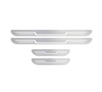 ONEMAJI Edelstahl Einstiegsleisten für VW Golf 6 Mk6 Variant 2009-2013, Türschweller Schutzleisten Kratzschutz Trittleisten Auto Tuning Zubehör Set 4-TLG,Silver