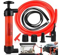 Oneroomone 9 Stück Handpumpe Wasser Benzin Absaugpumpe, Siphonpumpen-Set, Mehrzweck-Siphon-Transferpumpen-Set für Flüssigkeiten Kraftstoffabsaugung für Öl Benzin WasserFlüssigkeiten und Luft