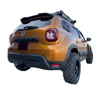 Oneway Satz Radlaufleisten kompatibel mit Dacia Duster II 2018-2024 mit Park Assist - Mattschwarz, Schwarz