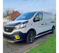 Oneway Satz Radlaufleisten kompatibel mit Renault Trafic 2014- & Opel Vivaro 2014-2018 (Langer Radstand) - Schwarz glänzend