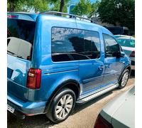 Oneway Satz Radlaufleisten kompatibel mit Volkswagen Caddy MK4 2015-2020 (Kurzer Radstand) - Schwarz glänzend