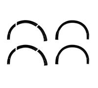 Oneway Satz Radlaufleisten kompatibel mit Volkswagen Transporter T6 2015-2019 (Kurzer Radstand) - Schwarz glänzend