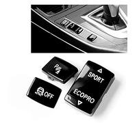 ontto Auto ESP Antischlupfschalter Sportknöpfe Radarsensor Knöpfe ersetzen Abdeckung Passt für BMW 1er 2er 3er 4er F20 F21 F22 F23 F30 F31 F34 F35 F32 F36 Sport Eco Drive Mode Schalter-Schwarz