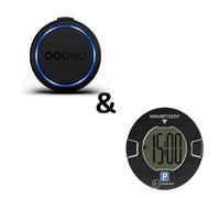 Ooono Co.Driver NO2 Verkehrsmelder Verkehrsalarm + Digitale Parkuhr schwarz