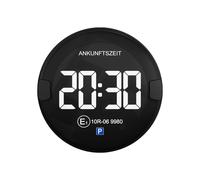 OOONO® P-Disc N°2 dark - Elektronische Parkscheibe mit Zulassung fürs Auto-vollautomatische Parkuhr