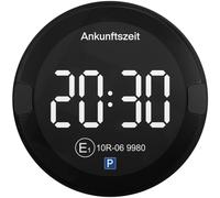 OOONO® P-Disc N°2 dark - Elektronische Parkscheibe mit Zulassung fürs Auto-vollautomatische Parkuhr