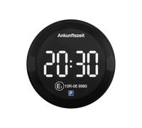 OOONO® P-Disc N°2 dark - Elektronische Parkscheibe mit Zulassung fürs Auto-vollautomatische Parkuhr