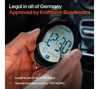 OOONO P-DISC NO2 - Elektronische Parkscheibe mit Zulassung fürs Auto digital
