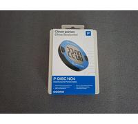 OOONO P-DISC NO4 - Elektronische Parkscheibe im kompakten Design mit automatischer Zeiteinstellung, Hochkontrast-Display & bis zu 3 Jahren Batterielaufzeit (Blau)