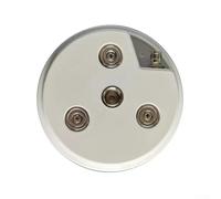 Opatiny AG35 Survey GNSS Antenne mit L1 L2 L5 GPS Galileo Glonass BDS für landwirtschaftliche Traktoren und Sämaschinen, weiß, TNC-TNC Kabel