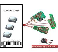 OPEL ASTRA AGILA CORSA ADAM SCHLÜSSEL FUNKSCHLÜSSE TASTER MICROSWITCH BUTTON