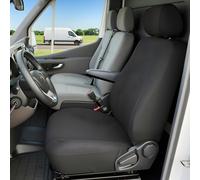 Passform Sitzbezug aus Stoff kompatibel mit Opel Combo (X12), Einzelsitz Fahrer Armlehne innen