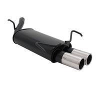 Novus Sportauspuff Endschalldämpfer für Opel Corsa C – 2x76 mm – mit ABE