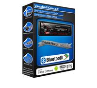 Opel Corsa C Radio Pioneer MVH-S320BT Stereo Bluetooth Freisprechanlage, USB Aux