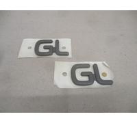 Opel Kadett E Emblem Schriftzug Modellzeichen “GL“ Heckklappe 2er SET NEU orig.
