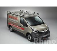 Opel Vivaro B (2014 bis 03/2019). Hohes Dach H2. Länge L1 . mit Flügeltüren. 2.2 x 1.4 Meter - Aluminium Schwerlastkorb inkl. Edelstahl Aufschubrolle - K633